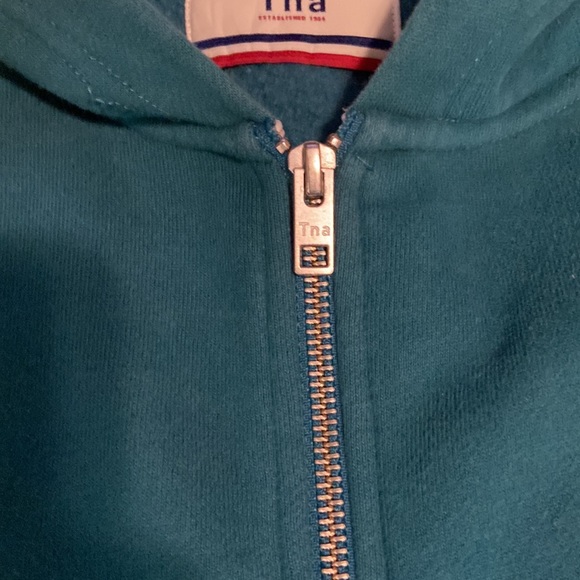 Teal green TNA zip up in XS - Picture 4 of 4